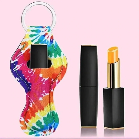 Chapstick/Lipstick Holder Keychain - Picture 1 of 5